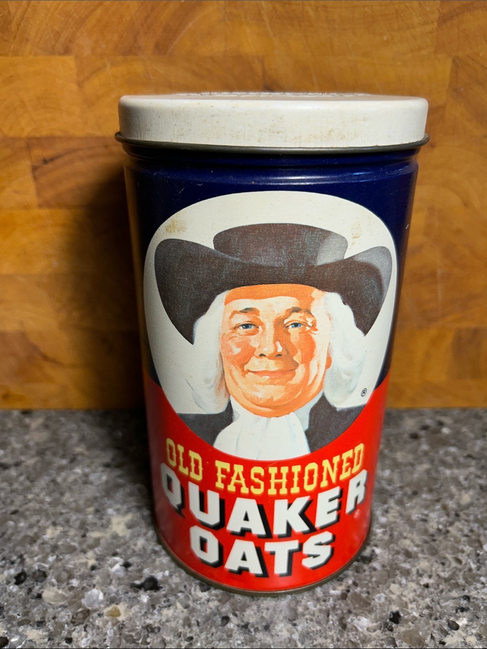 Vintage Quaker Oats tin can 1982 Limited Edition anniversary - Picture 10 of 10